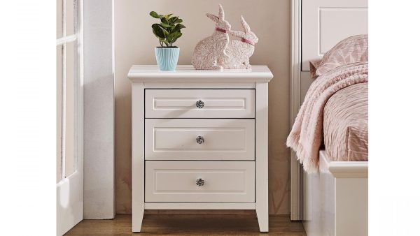 Wooden Nightstand with Drawer