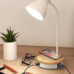 Wireless Desk Lamp with USB Charger