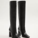 Leather High Leg Boots